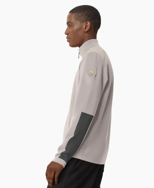 Canada Goose Pullover Stormont Quarter Zip Grijs