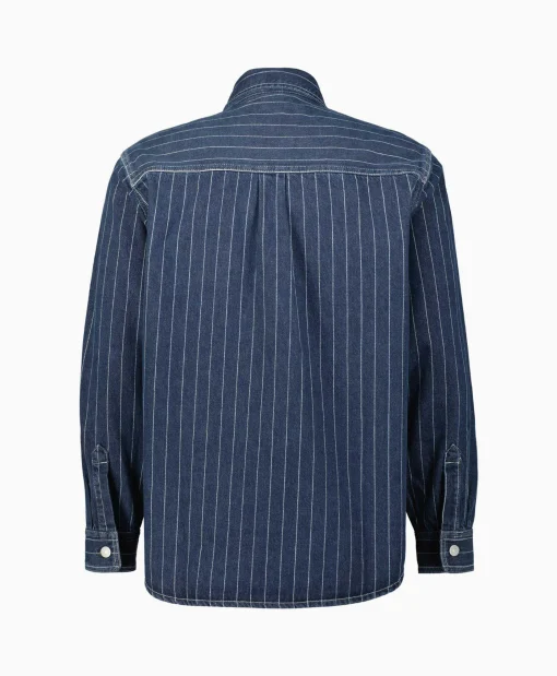 Carhartt Wip Overshirt Orlean Donker Blauw