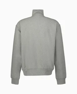Carhartt Wip Sweater Half Zip American Script Grijs