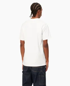 Carhartt Wip T-Shirt Korte Mouw S/S Chase Wit