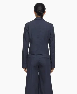 Closed Blazer Fitted Blauw