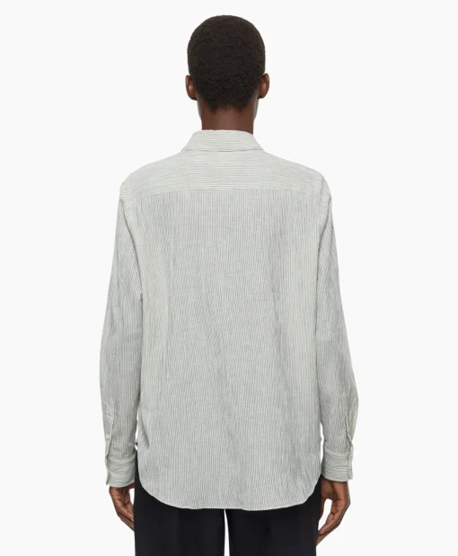 Closed Blouse Long Sleeve Ecru
