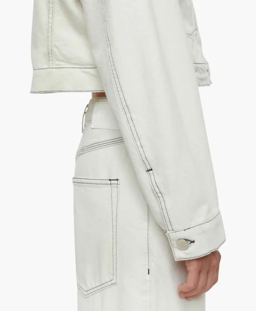 Closed Jack Boxy Denim Off White