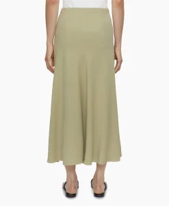 Closed Midi Rok A Shape Skirt Groen