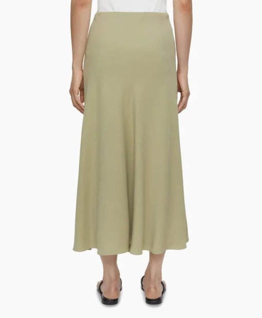 Closed Midi Rok A Shape Skirt Groen