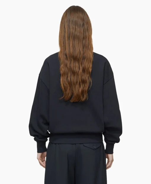 Closed Pullover Basic Zwart