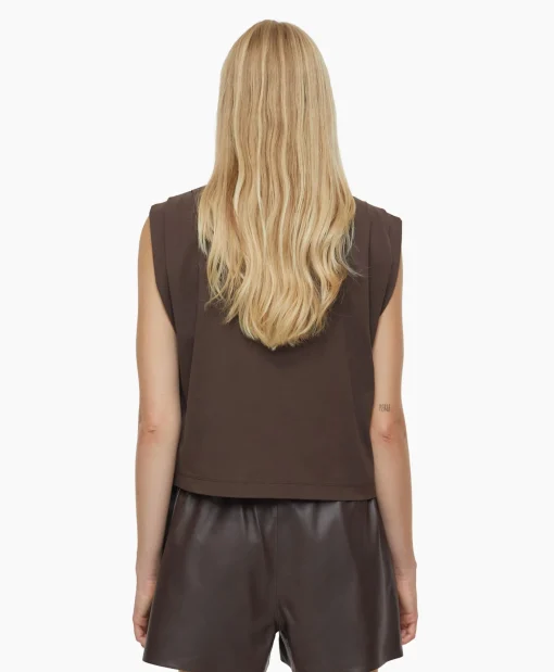 Closed Top Pleated Sleeveless Bruin