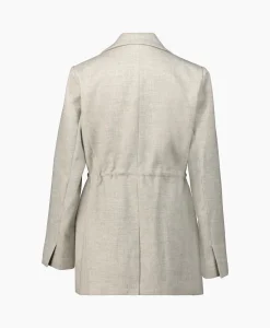 Co'Couture Blazer Winnie Tie String Grijs