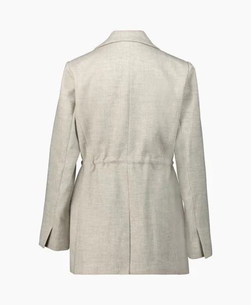 Co'Couture Blazer Winnie Tie String Grijs