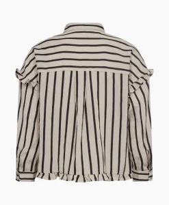 Co'Couture Blouse Sadie Frill Zwart