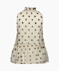 Co'Couture Top Drewcc Dot Halterneck Zwart