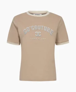 Co'Couture T-Shirt Korte Mouw Edge Ecru