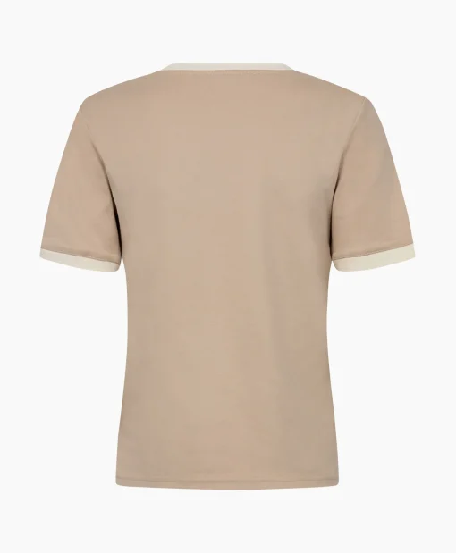 Co'Couture T-Shirt Korte Mouw Edge Ecru