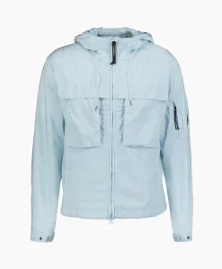 Cp Company Jack Chrome R Hooded Licht Blauw
