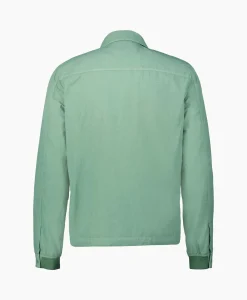 Cp Company Overshirt Flatt Nylon Licht Groen