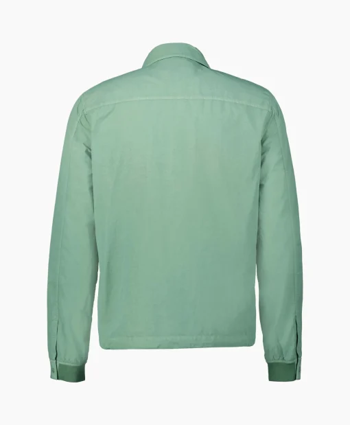 Cp Company Overshirt Flatt Nylon Licht Groen