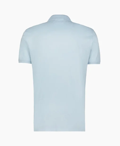 Cp Company Polo Mercerized Jersey Licht Blauw