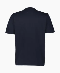 Cp Company T-Shirt Mercerized Jersey Twisted Logo Donker Blauw