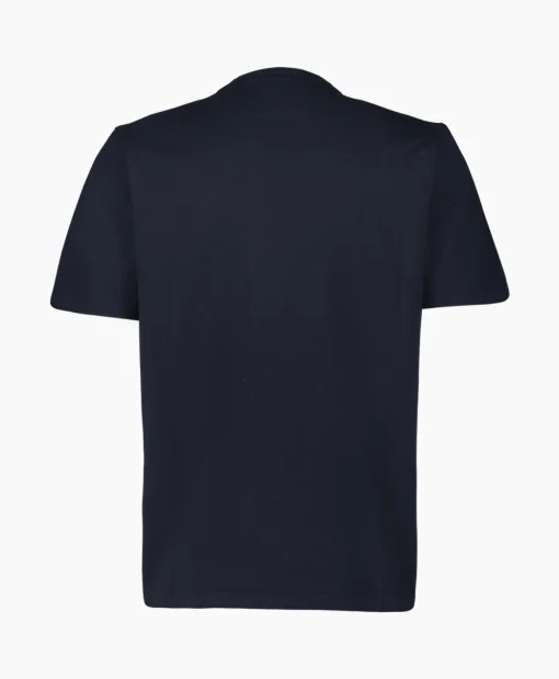 Cp Company T-Shirt Mercerized Jersey Twisted Logo Donker Blauw