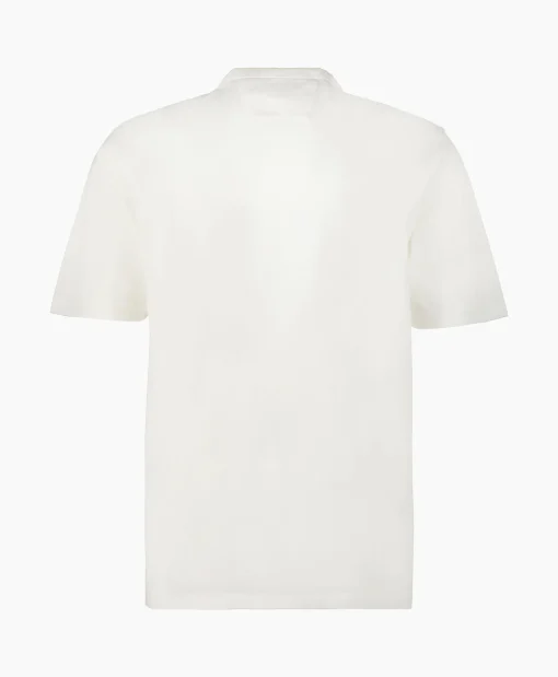 Cp Company T-Shirt Metrolopolis Mercerized Jersey Logo Wit