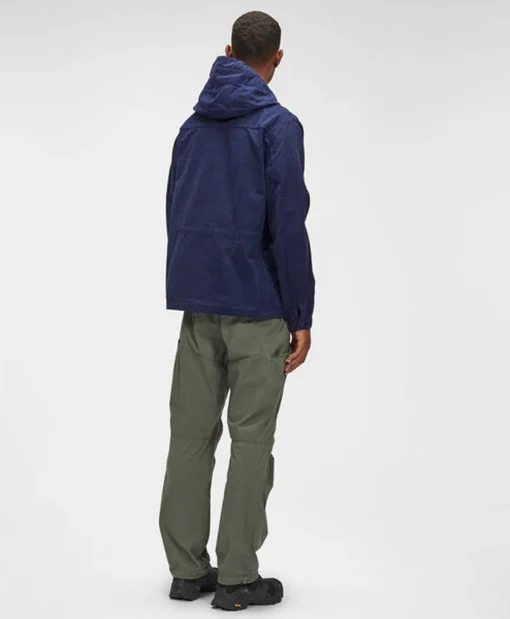 Cp Company Vest B Hooded Jacket Donker Blauw