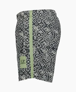 Cp Company Zwembroek Flat Nylon Inca Groen