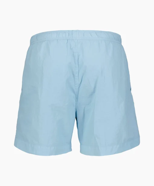 Cp Company Zwembroek Flatt Nylon Utility Licht Blauw