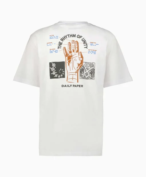 Daily Paper T-Shirt Korte Mouw Identity Wit