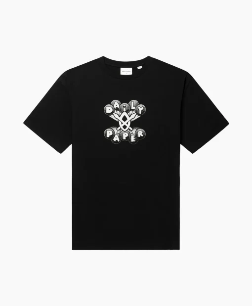 Daily Paper T-Shirt Korte Mouw Omar Zwart