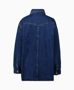 D'Arc Blouse Carpi Blauw