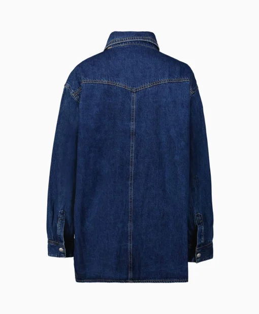 D'Arc Blouse Carpi Blauw