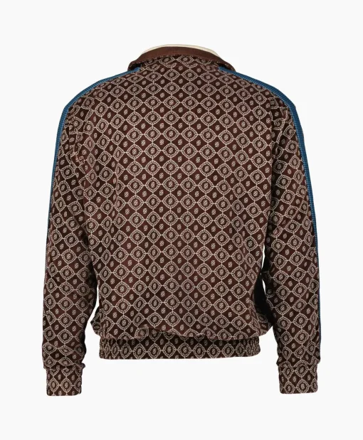 Drole De Monsieur Jack La Veste Survet' Velours Monogramme Bruin
