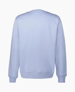 Drole De Monsieur Sweater Le Sweatshirt Slogan Licht Blauw