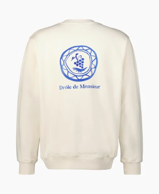 Drole De Monsieur Sweater Le Sweatshirt Art De La Table Off White