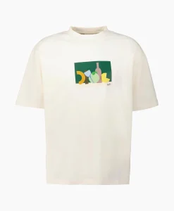 Drole De Monsieur T-Shirt Korte Mouw Nature Drole Off White