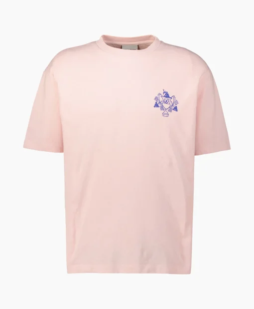Drole De Monsieur T-Shirt Korte Mouw Blason Rose