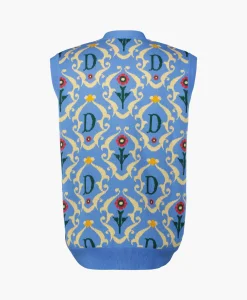 Drole De Monsieur Vest La Sans Manches Ornements Blauw