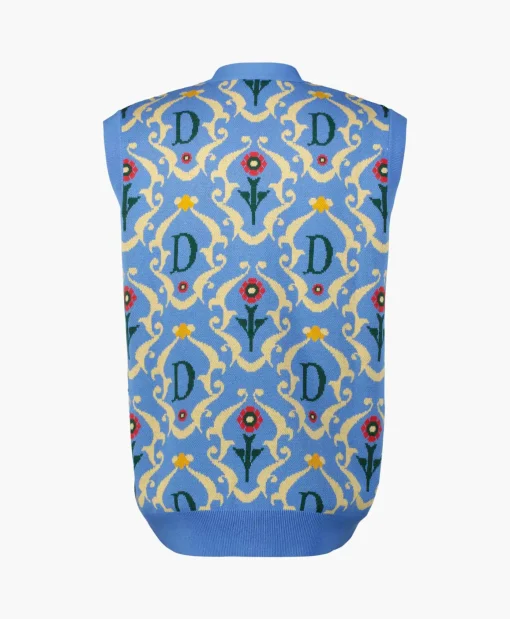 Drole De Monsieur Vest La Sans Manches Ornements Blauw