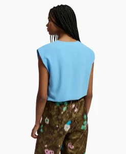 Essentiel Antwerp Top Falling Blauw