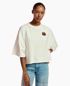 Essentiel Antwerp T-Shirt Korte Mouw Fuente Off White