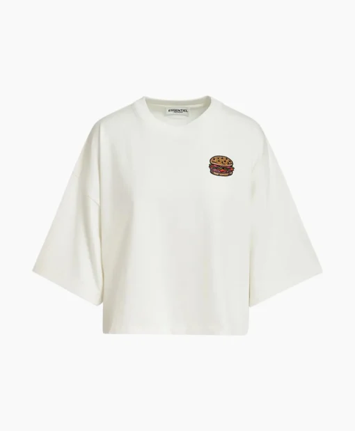 Essentiel Antwerp T-Shirt Korte Mouw Fuente Off White
