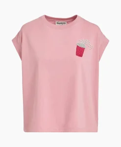 Essentiel Antwerp T-Shirt Korte Mouw Faustina Rood