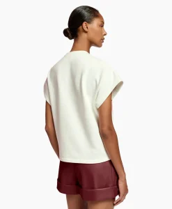 Essentiel Antwerp T-Shirt Korte Mouw Foam Off White