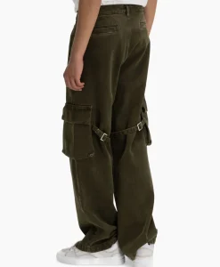 Flaneur Cargobroek Phone Pocket Groen