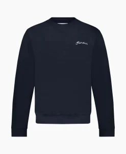 Flaneur Sweater Signature Donker Blauw