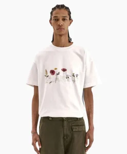 Flaneur T-Shirt Korte Mouw Botanical Wit