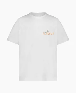 Flaneur T-Shirt Korte Mouw Passage Of Time Wit