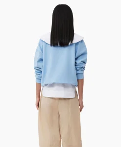 Ganni Pullover Isoli Oversized Blauw