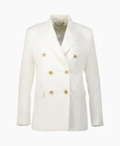 Golden Goose Blazer Journey W's Double Breasted Light Wool Ecru