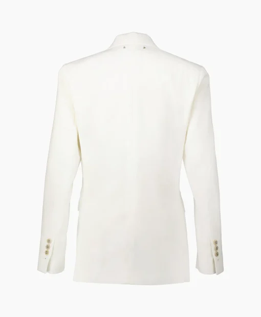 Golden Goose Blazer Journey W's Double Breasted Light Wool Ecru